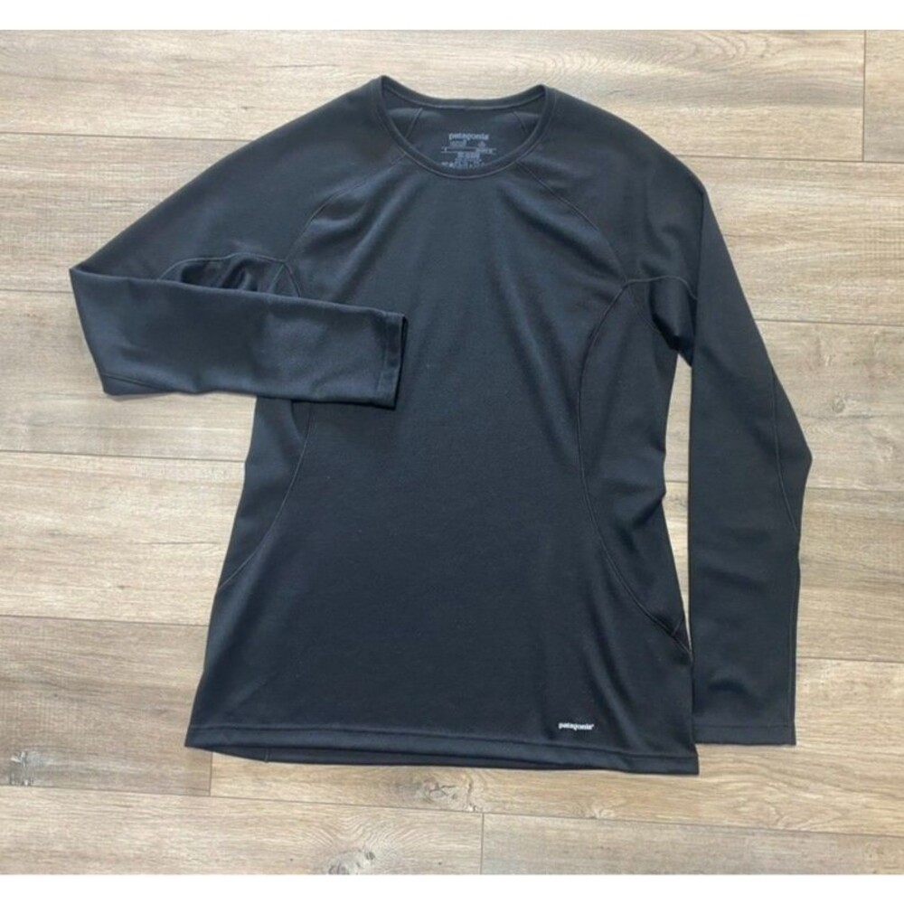Patagonia Capilene 3 Midweight Men's Small Black Baselayer Thermal Top